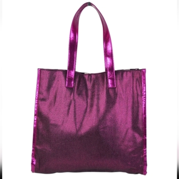 Juicy Couture Metallic Fuchsia Tote - Picture 4 of 16